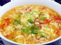 家常番茄蛋汤：汤色浓郁，鸡蛋不散，简单又营养​