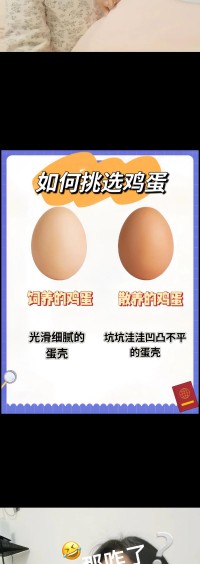 挑选新鲜鸡蛋：看蛋壳、晃一听、照一照，选出新鲜蛋​